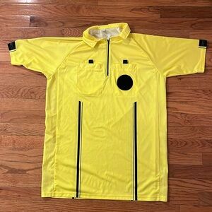 USSF SS Yellow Soccer Referee Uniform